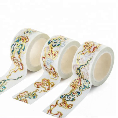 Decorative Adhesive Tape Multi Color Washi Rainbow Sticky Paper Masking Tape Diy paper tape