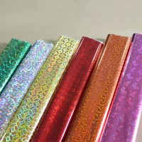 Newest selling unique design colors bopp holographic laser film for packaging