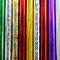 2018 newest selling different types self adhesive holographic film