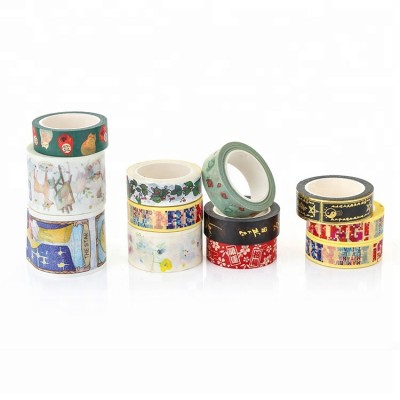 Natural Color Washy Masking Tape, Cartoon Sticky Paper Tape Decorative Craft, Gift Wrapping, Scrapbook