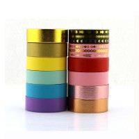 Ready to ship washi tape, Wholesale Low MOQ Decorative Rainbow Candy Color Sticky Paper Christmas Washi Masking Tape